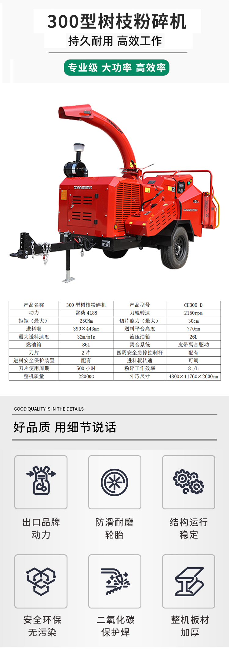 300型树枝粉碎机-CH300-D_03